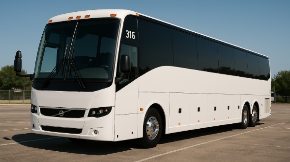 Exterior of Victorville Party Bus Company's 50 Passenger Party Bus in Hesperia