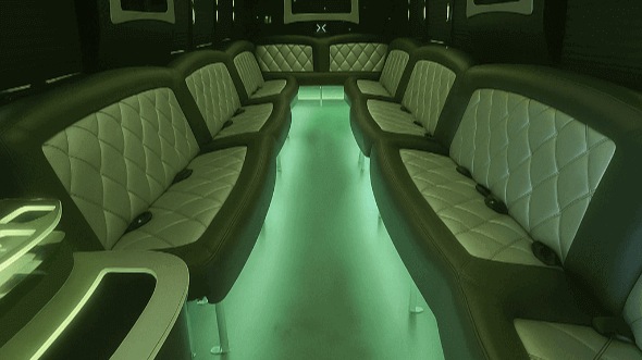 victorville 25 passenger party bus interior