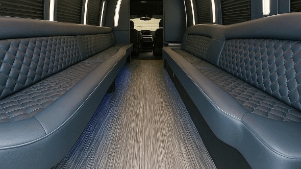 victorville 28 passenger party bus interior